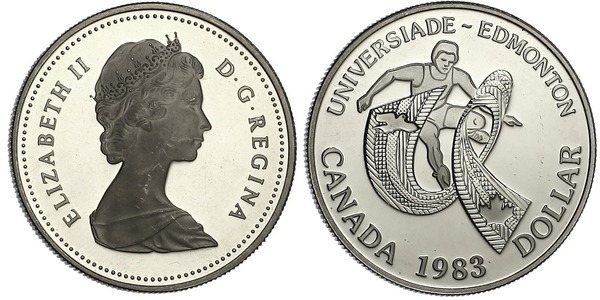 1 dollar (World University Games - Edmonton 83)