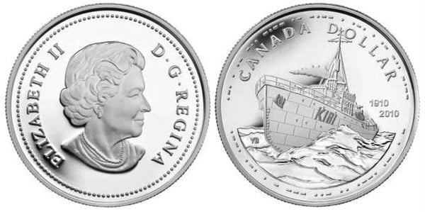 1 dollar (Centennial of the Royal Canadian Navy)