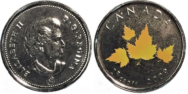 25 cents (Oh! Canada!)