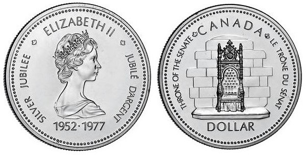 1 dollar (25th Anniversary of the Coronation of Queen Elizabeth II)