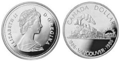 1 dollar (Centenario de Vancouver)