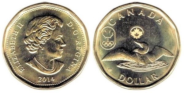 1 dollar (2012 Summer Olympic Games, London-2014 Winter Olympic Games, Sochi)