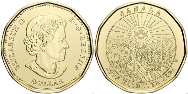 1 dollar (125th Anniversary of the Klondike Gold Rush)