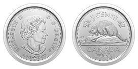 5 cents (Posthumous remembrance of Elizabeth II)