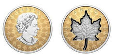 200 dollars (Super Incuse Golden Maple Leaf)