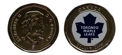 1 dollar (Toronto maple leaves)