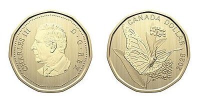1 dollar (Monarch Butterfly)