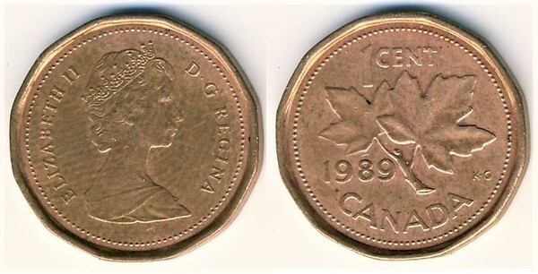 1 cent (Elizabeth II)