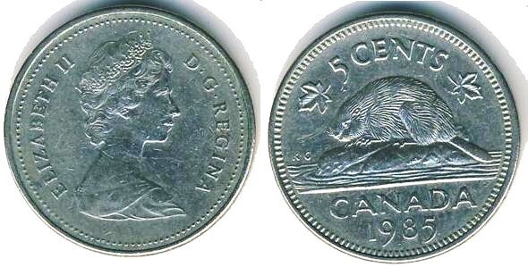 5 cents (Elizabeth II)