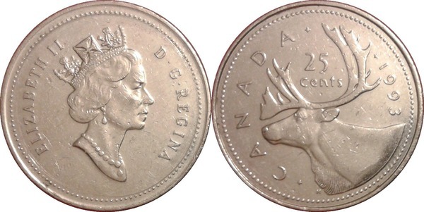 25 cents (Elizabeth II)