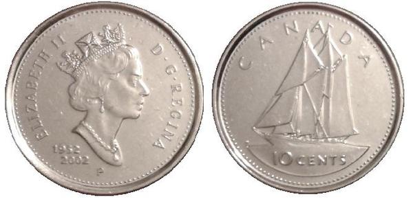 10 cents (50 years of the Jubilee)