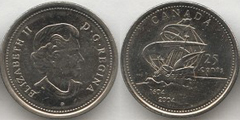 25 cents (400th Anniversary - First French Settlement)