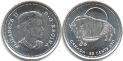 25 cents (Bisonte)
