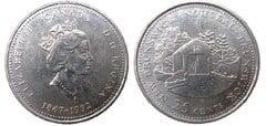 25 cents (125 Aniversario de la Confederación Canadiense)