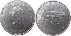 25 cents (125th Anniversary of Canadian Confederation - Prince Edward Island)