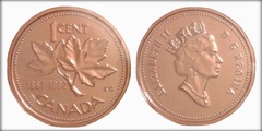 1 cent (125 Aniversario de la Confederación Canadiense)