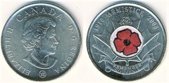 25 cents (90 Aniversario del Fin de la I Guerra Mundial)
