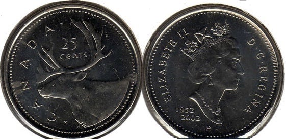 25 cents - Succession of Queen Elizabeth II