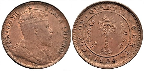 1/4 cent