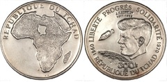 300 francs (10º Aniversario de la Independencia)