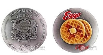 5000 francs CFA (Eggo brand waffles)