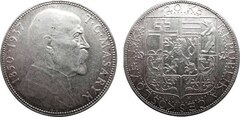 20 korun (Muerte del Presidente Tomás G.Masaryk)