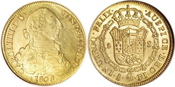 8 escudos (Charles IV)