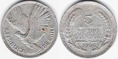 5 pesos /1/2 condor