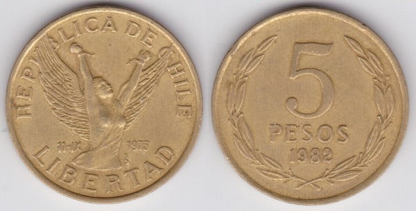 5 pesos