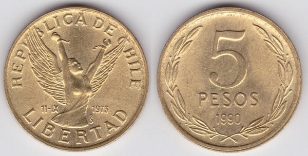 5 pesos