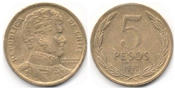 5 pesos