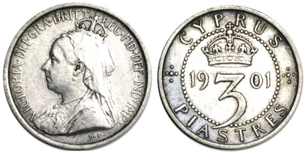 3 piastres (Queen Victoria)