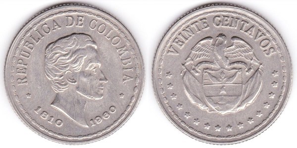 20 centavos (150th Anniversary of Independence)