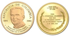 50.000 pesos (Centennial of the Birth of Mariano Ospina Pérez)