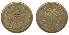 5 francs  (Ruanda-Urundi-Congo Belga)