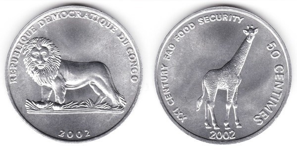 50 centimes (FAO - Giraffe)