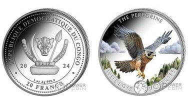 20 francs (Peregrine Falcon-Color)