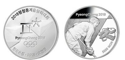 5,000 won (PyeongChang 2018 Winter Olympic Games)