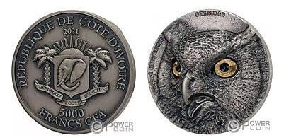 5000 francs CFP (Owl)