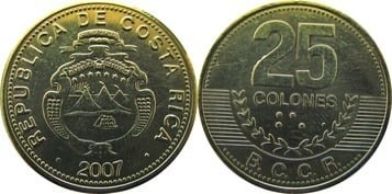 25 colones (REPUBLICA)