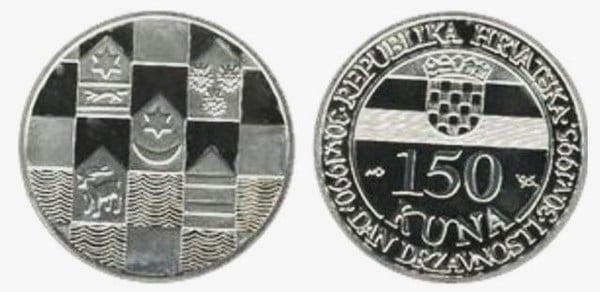 150 kuna (5th Anniversary of Independence)