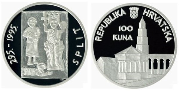 100 kuna (1,700th Anniversary of the City of Split)