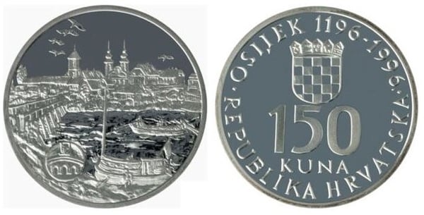 150 kuna (800th Anniversary of the City of Osijek)