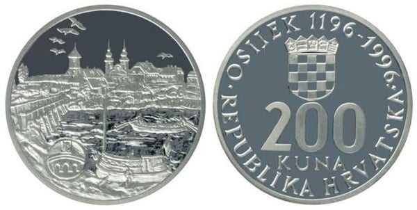 200 kuna (800th Anniversary of the City of Osijek)