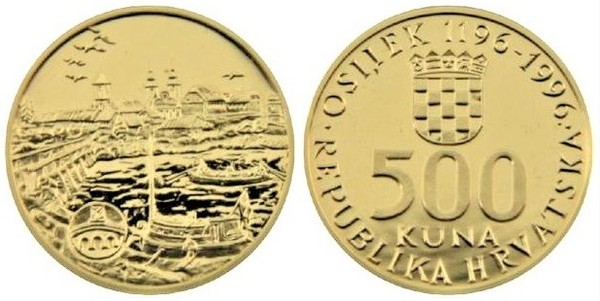 500 kuna (800th Anniversary of the City of Osijek)