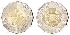 25 kuna (25th Anniversary of Independence)