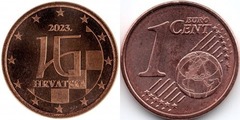Moneda: 1 Euro (Croacia(2023~Today - Euro) WCC:km141