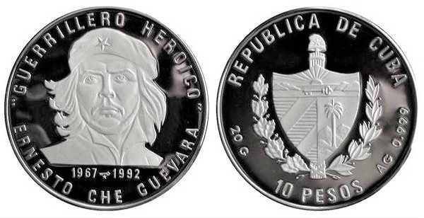 10 pesos (25th Anniversary of Ernesto Che Guevara's Death)