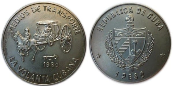 1 peso (Means of Transportation - La Volanta Cubana)