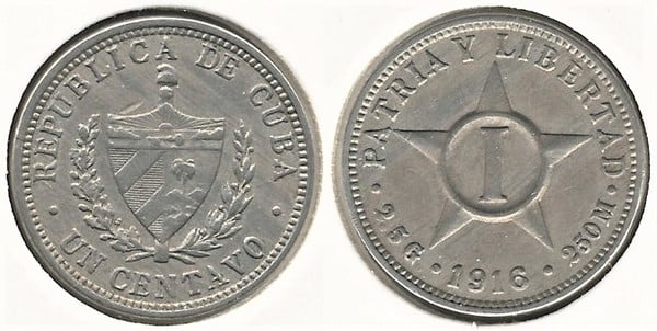 Coin 1 centavo 1915 1938 of Cuba Updated Value Foronum